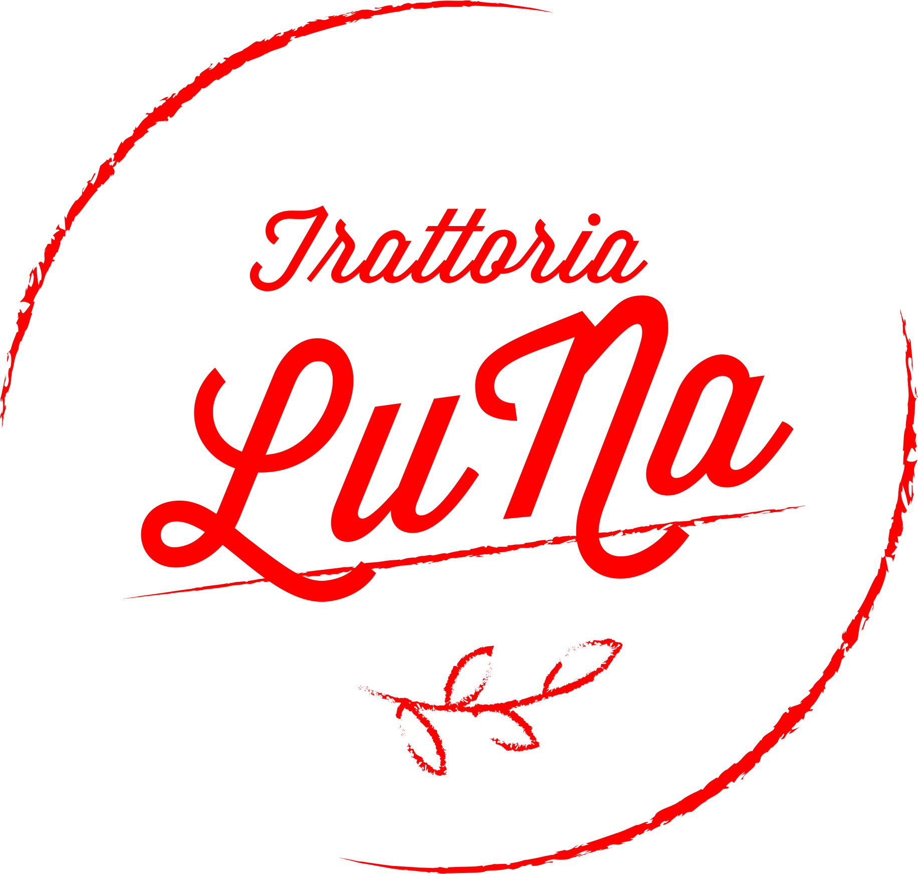 Trattoria LuNa Logo red